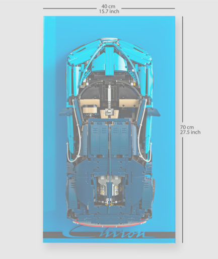 Display per LEGO® Technic 42083 Bugatti Chiron "Sticker Edition"