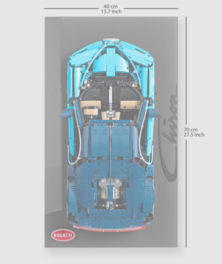 HUYL per LEGO® Technic 42083 Bugatti Chiron "Pur Gris"