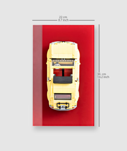 Présentoir mural pour LEGO® Creator 10271 Fiat 500