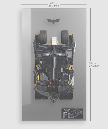 HUYL per LEGO® DC Super Heroes 76240 Tumbler Grigio Metallizzato