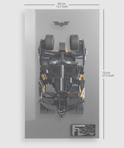 HUYL per LEGO® DC Super Heroes 76023 Tumbler Grigio Metallizzato