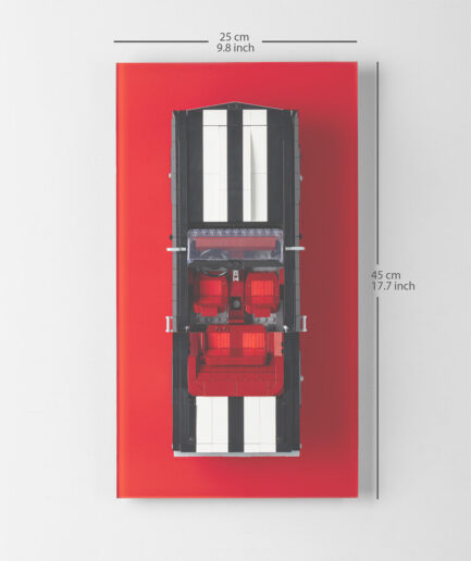 Expositor de pared para LEGO® Icons 10304 Chevrolet Camaro Z28