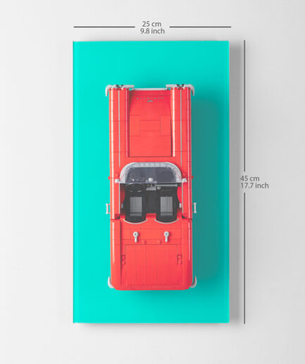 Expositor de pared para LEGO® Icons 10321 Corvette