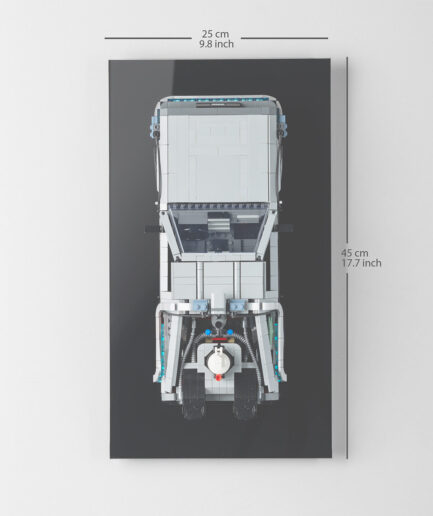 Display per LEGO® Icons 10300 La macchina del tempo di Ritorno al futuro