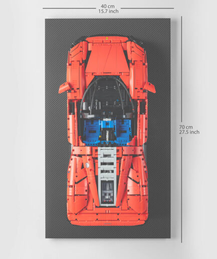 Display Carbon per LEGO® Technic 42143 Ferrari Daytona SP3