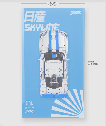 Expositor de pared para LEGO® Technic 42210 Nissan Skyline GT-R