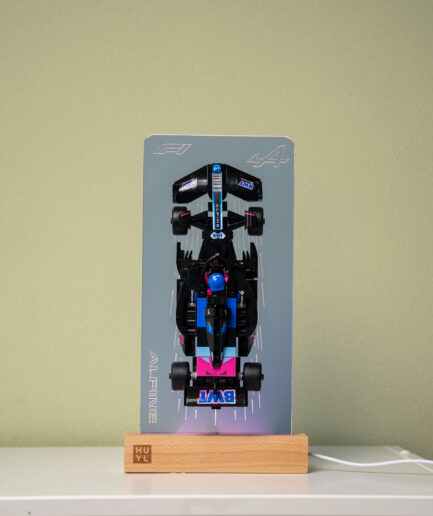 Lampada da tavolo e display per LEGO® Speed Champions 77248 F1 Alpine A524