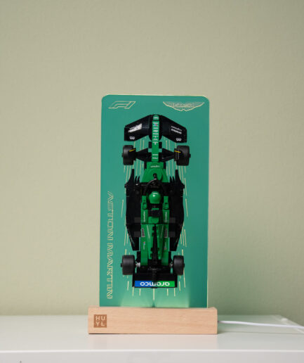 Lampada da tavolo e display per LEGO® Speed Champions 77245 F1 Aston Martin AMR24