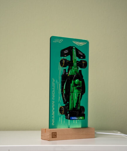 Lampada da tavolo e display per LEGO® Speed Champions 77245 F1 Aston Martin AMR24