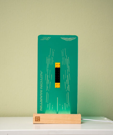 Lampada da tavolo e display per LEGO® Speed Champions 77245 F1 Aston Martin AMR24