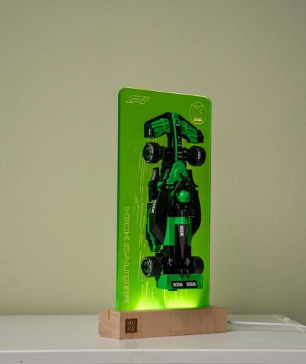 Schreibtischlampe & Display für LEGO® Speed Champions 77247 F1 Kick Sauber C44