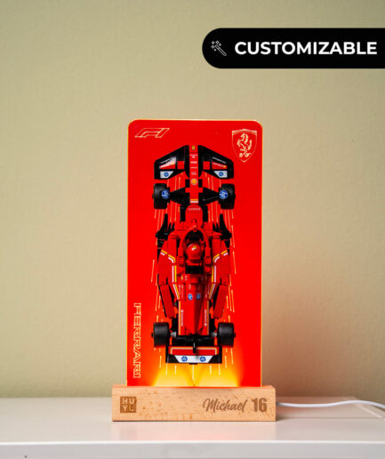 Lampada da tavolo e display per LEGO® Speed Champions 77242 F1 Ferrari SF-24