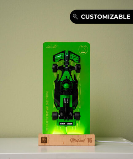 Schreibtischlampe & Display für LEGO® Speed Champions 77247 F1 Kick Sauber C44