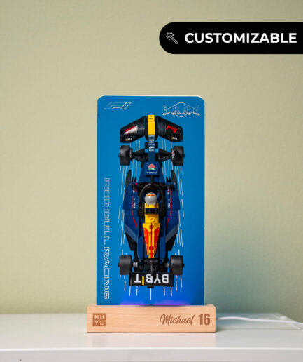 Schreibtischlampe & Display für LEGO® Speed Champions 77243 F1 Red Bull Racing RB20