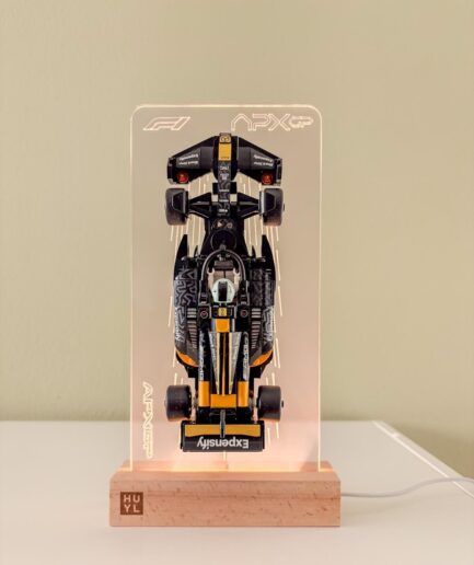 Desk lamp & Display for LEGO® Speed Champions 77252 F1 APXGP - F1 The Movie