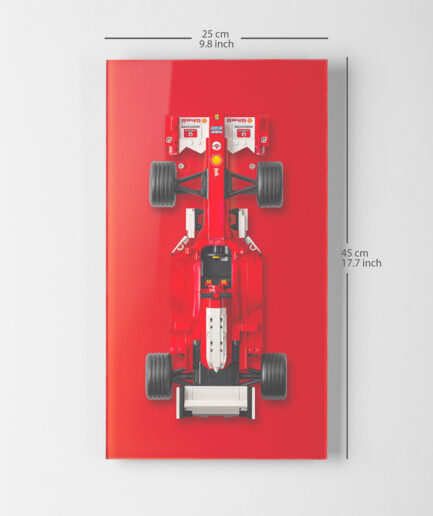 Wall display for LEGO® Icons 11375 Ferrari F2004