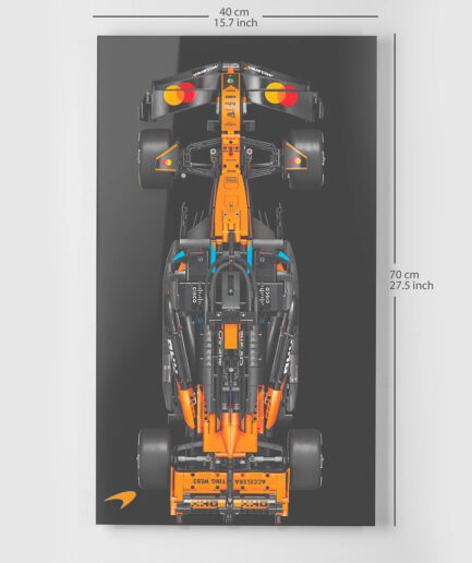 Expositor de pared para LEGO® Technic 42228 McLaren F1 Black Series