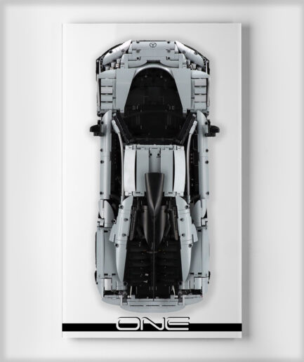 Wall display for CaDA Mercedes-AMG ONE C61503W "Sticker Edition"
