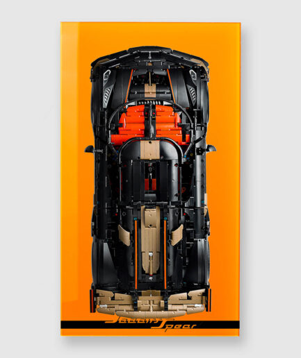 Wall display for LEGO® Technic 42232 Koenigsegg Sadair's Spear "Sticker Edition"