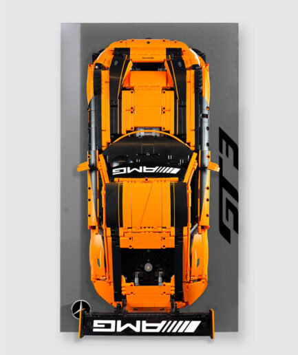 Wall display for CaDA Mercedes-AMG GT3 C64008W "Pur Gris"