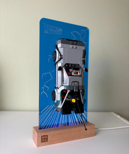 Desk lamp & Display for LEGO® Speed Champions 77256 BTTF Time machine